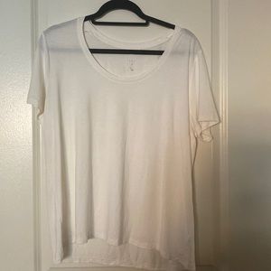 A New Day Short Sleeve, Ivory White, Stretch, Soft Shirt, Size Xtra Large